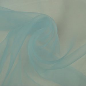 Organza stof - Baby blauw