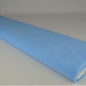 Organza stof - Baby blauw - Rol