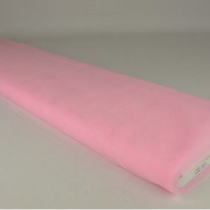 Organza stof - Baby roze - Rol