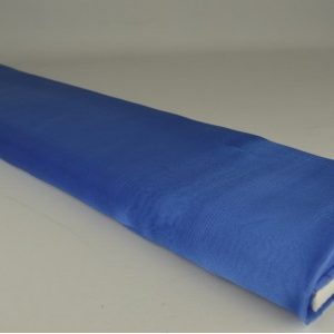 Organza stof - Blauw - Rol