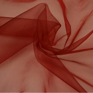 Organza stof - Bordeaux rood
