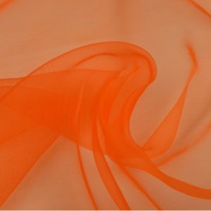 Organza stof - Donker oranje
