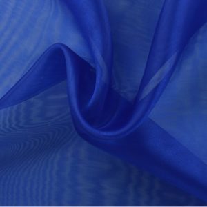 Organza stof - Donkerblauw