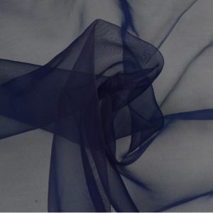 Organza stof - Navy