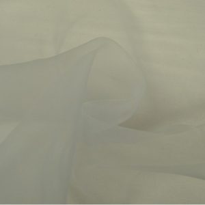 Organza stof - Zilvergrijs