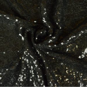 Paillettenstof - Grijs