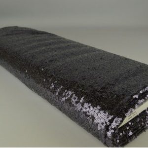 Paillettenstof - Grijs - Rol