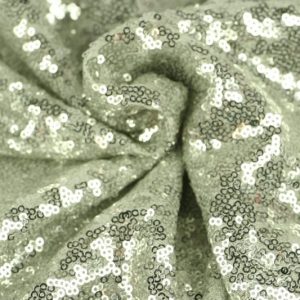 Paillettenstof - Zilver