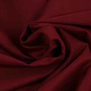 Poplin katoen - Bordeaux rood