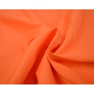 Poplin katoen - Donker oranje