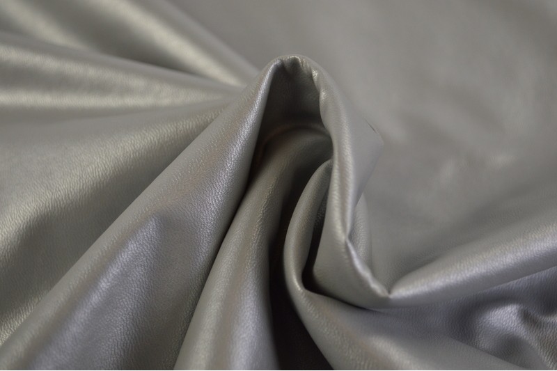 Skai leer - Zilver Skai leer - Zilver