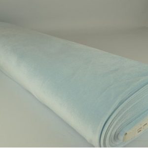 Velvet stof - Baby blauw - Rol