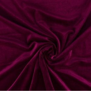 Velvet stof - Cassis
