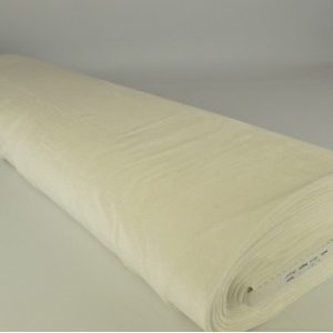 Velvet stof - Gebroken wit - Rol