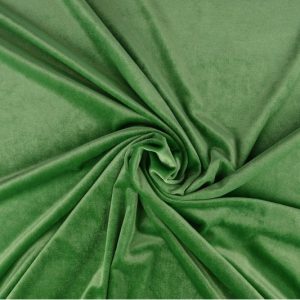 Velvet stof - Groen