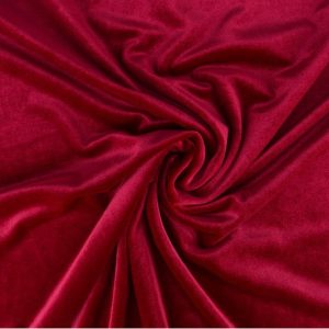 Velvet stof - Koraalroze