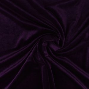 Velvet stof - Paars