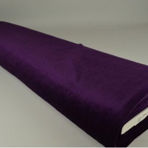 Velvet stof - Paars - Rol
