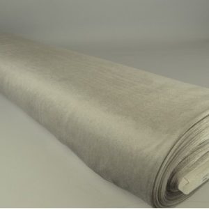 Velvet stof - Zilvergrijs - Rol