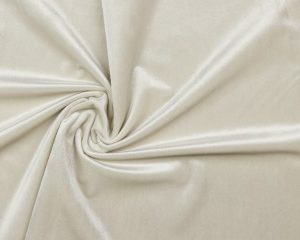 Fluweel stof - Ecru