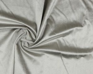 Fluweel stof - Lichtgrijs