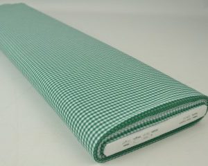 Boerenbont stof - Donkergroen 2,5mm geruit - Small - Rol