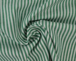 Boerenbont stof - Donkergroen 2,5mm gestreept