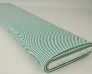 Boerenbont stof - Donkergroen 2,5mm gestreept - Small - Rol