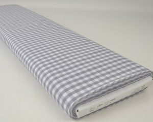 Boerenbont stof - Grijs 6,5mm geruit - Rol