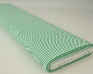 Boerenbont stof - Groen 2,5mm gestreept - Rol