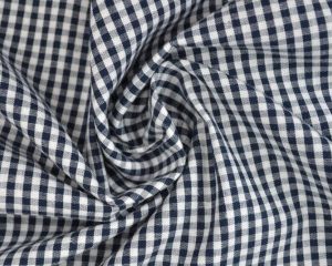 Boerenbont stof - Navy 2,5mm geruit