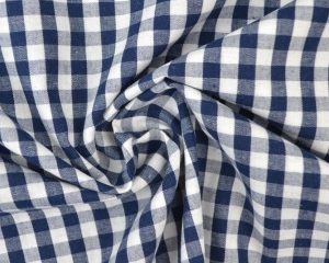 Boerenbont stof - Navy 6,5mm geruit