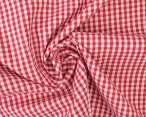 Boerenbont stof - Rood 2,5mm ruit