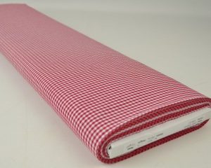 Boerenbont stof - Rood 2,5mm geruit - Small - Rol