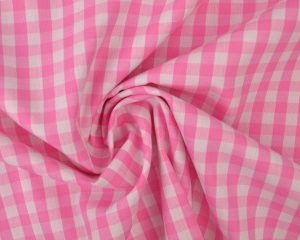 Boerenbont stof - Roze 6,5mm geruit