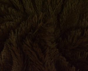 Langharig bont stof - Bruin