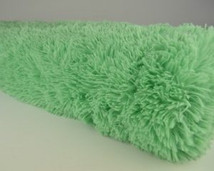 Bont stof - Langharig - Mintgroen - Small - Rol