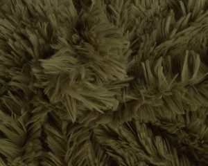 Langharig bont stof - Taupe