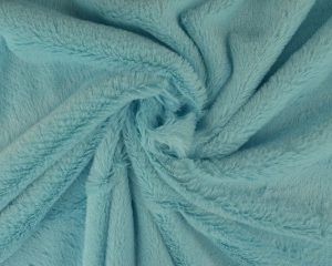 Zachte bont stof - Aqua blauw