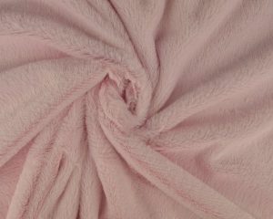 Zachte bont stof - Baby roze