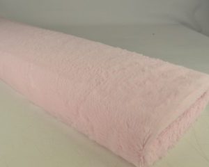 Zachte bont stof - Baby roze - Rol