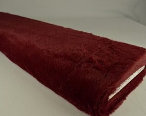 Bont stof - Zacht - Bordeaux rood - Small - Rol