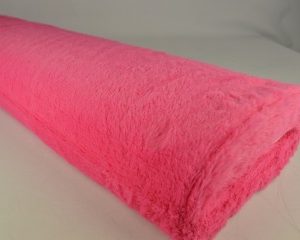 Bont stof - Zacht - Fuchsia - Small - Rol