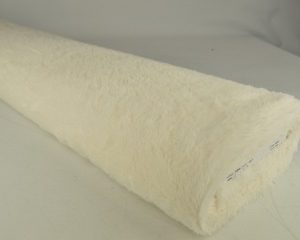 Zachte bont stof - Gebroken wit - Rol