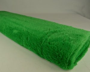 Bont stof - Zacht - Groen - Small - Rol