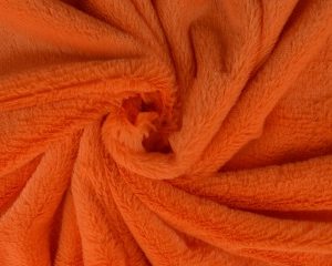Zachte bont stof - Oranje