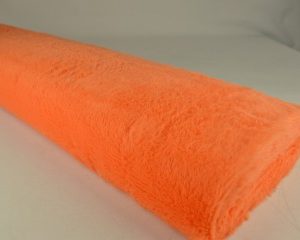 Zachte bont stof - Oranje - Rol