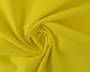 Molton stof - Geel