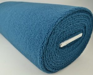 Teddy bont stof - Donker petrol - Rol