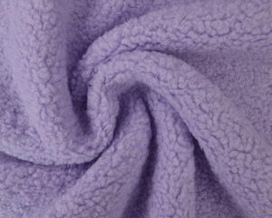 Teddy bont stof - Lavendel